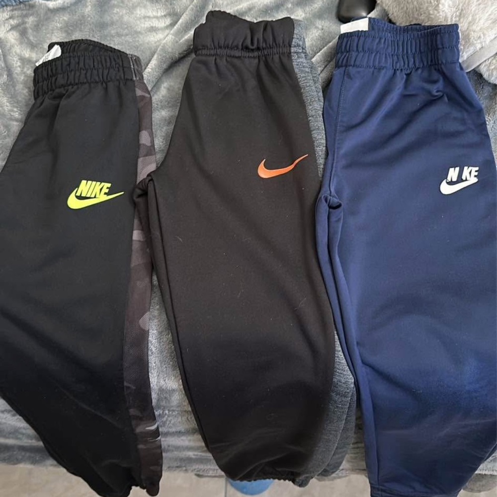 Nike Kids Jogger Pants - Black, Blue, and Camouflage